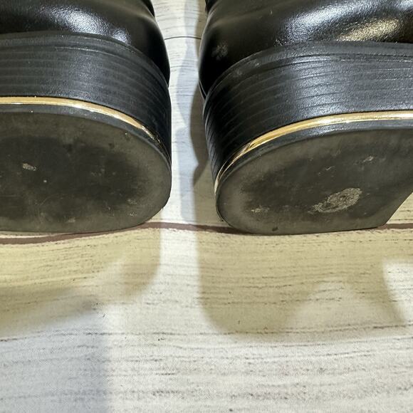 Zara Chelsea Boots Women’s Sz.7.5 Black Booties Shoes Casual Party - Picture 8 of 10